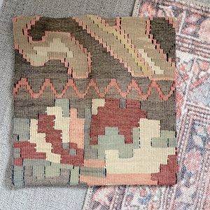 Turkish Kilim pillow cover 15x15